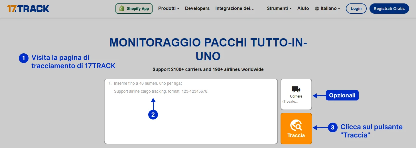 Tracciamento di Royal Mail. Impara a tracciare il pacco su 17TRACK. Inserisci il tuo numero di tracciamento di Royal Mail sul sito ufficiale di 17TRACK.
